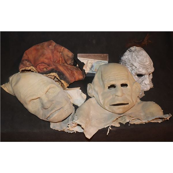 NO RESERVE YETI SASQUATCH BIG FOOT LOT OF LATEX MASKS