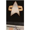 Image 1 : STAR TREK TNG ERA FIRST CONTACT COMM BADGE SCREEN USED A FROM THE GREG JEIN COLLECTION