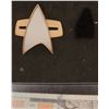 Image 1 : STAR TREK TNG ERA VOYAGER COMM BADGE SCREEN USED FROM THE GREG JEIN COLLECTION