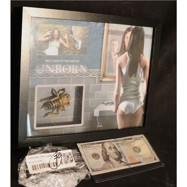 THE UNBORN JERUSALEM CRICKET NICELY FRAMED