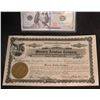 Image 1 : ZZ CECIL B DEMILLE HAND SIGNED MERCURY AVIATION COMPANY STOCK CERTIFICATE 1920