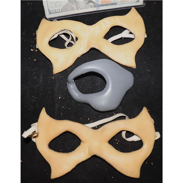 NO RESERVE SUPER HERO FACE MASK LOT OF 3