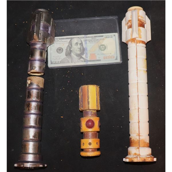 NO RESERVE SUPER HERO LIGHT SABER WEAPON & BOMB LOT A