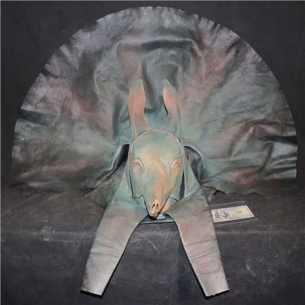 THE MUMMY 1999 ANUBIS MASK WORN BY PRIEST WHO POURS THE SCARABS ON IMHOTEP TO EAT HIM ALIVE