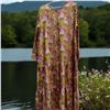 Image 1 : Musturd yellow and pink Floral summer Dress for Women Size XXL