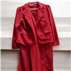 Image 3 : Ruby Red midi dress with blazer Size M
