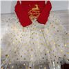 Image 1 : Girls Merry christmas dress (5-7 years) Size 6