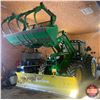 Image 50 : TRACTOR : JOHN DEERE 6150R : with H360 FEL / GRAPPLE & DEGELMAN BLADE