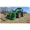 Image 63 : TRACTOR : JOHN DEERE 6150R : with H360 FEL / GRAPPLE & DEGELMAN BLADE