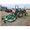 Image 7 : TRACTOR : JOHN DEERE 750 : 4WD : 3-Cylinder Diesel : c/w 6ft Mower