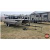 Image 1 : PONTOON BOAT & TRAILER : 2015 Princecraft Sportfisher 21 : Smarthauler Trailer : Mercury 115HP