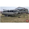 Image 2 : PONTOON BOAT & TRAILER : 2015 Princecraft Sportfisher 21 : Smarthauler Trailer : Mercury 115HP
