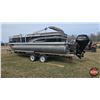 Image 6 : PONTOON BOAT & TRAILER : 2015 Princecraft Sportfisher 21 : Smarthauler Trailer : Mercury 115HP
