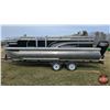 Image 7 : PONTOON BOAT & TRAILER : 2015 Princecraft Sportfisher 21 : Smarthauler Trailer : Mercury 115HP