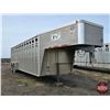 Image 4 : Stock Trailer : 2009 Merritt ~ Cattle Drive : 24ft : Gooseneck : Tandem Axle