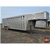 Image 5 : Stock Trailer : 2009 Merritt ~ Cattle Drive : 24ft : Gooseneck : Tandem Axle