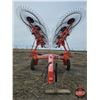 Image 2 : KUHN SPEEDRAKE : SR 112 GII (Orange) : 12 Wheel V Rake