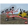 Image 4 : KUHN SPEEDRAKE : SR 112 GII (Orange) : 12 Wheel V Rake