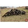 Image 2 : Variety (Bundle of 65+) Pressure Treated 6ft Fence Posts (3" & 4")