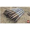Image 1 : Variety (Bundle of 30) Pressure Treated 7ft Fence Posts (4-1/2")