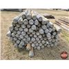 Image 4 : Pressure Treated 6ft Fence Posts (Bundle of 95) (4")