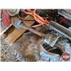 Image 3 : PALLET LOT: 12v Air Compressor; Sign ; Traffic Cone; Flares; Extension Cords; etc
