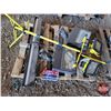Image 1 : Pallet Lot: Work Lights; Florescent Light; Mercury Vapor Lights (Missing 1 bulb)