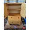 Image 3 : Pine Armoire (51-1/2"H x 31-1/2"W x 16"D)