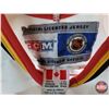 Image 9 : Pallet Lot - Variety Hockey Gear : Selection of Skates; Pads; Gloves; Ref Gear; Pucks; Flames Jersey