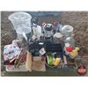 Image 9 : Pallet Lot - Kitchen Grouping : Travel Mugs; Blender; Cutlery; Large Juice Dispenser; etc