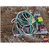 Image 1 : Pallet Lot: Garden Hose; Sheers; Garden Claw; Patio Lantern; Heater; etc