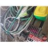 Image 2 : Pallet Lot: Garden Hose; Sheers; Garden Claw; Patio Lantern; Heater; etc