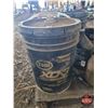 Image 7 : Pallet Lot: Partial Pails of Oil ; Oil Drain Pans; Grease Guns (2); Filter Wrenches