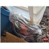 Image 10 : Pallet Lot : Tote Party Supplies; Drawer Organizers; Wood Chair Towel Rack; Stools' etc