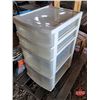 Image 11 : Pallet Lot : Tote Party Supplies; Drawer Organizers; Wood Chair Towel Rack; Stools' etc