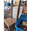 Image 2 : Pallet Lot : Tote Party Supplies; Drawer Organizers; Wood Chair Towel Rack; Stools' etc