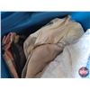 Image 11 : Pallet Lot: (3) Totes Blankets + Suitcase