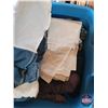 Image 12 : Pallet Lot: (3) Totes Blankets + Suitcase
