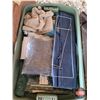 Image 2 : Pallet Lot: (3) Totes Blankets + Suitcase