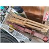 Image 10 : Pallet Lot: Fire Proof File Drawer/Safe ; TV Tables; Potato Bin; Cast Iron Anchor (15LBS); Portapott