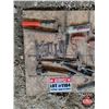 Image 2 : Tool Grouping : Bale Hooks; Wrenches; Hammers; Oiler; Hole Saw; Files; etc