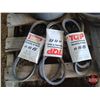 Image 2 : Pallet Lot: Swather Canvas; V-Belts; Ski-Doo Belt; Baler Belt; etc!