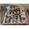 Image 1 : Pallet Lot ~ Power Tools : Mitre Saw; Belt Sander; Bostitch Air Staples; Drills; Palm Sanders; Jig S