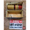 Image 2 : Vintage Tin Lunch Box with Thermos (7-1/2"H x 10"W x 5"W)