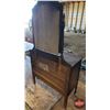 Image 7 : Antique 3 Drawer Dresser w/Mirror (68"H x 38"W x 18"D)
