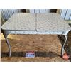 Image 1 : Retro Chrome Kitchen Table "Starburst"