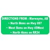 Image 1 : PREVIEW & PICK UP DIRECTIONS FROM : Marwayne, AB