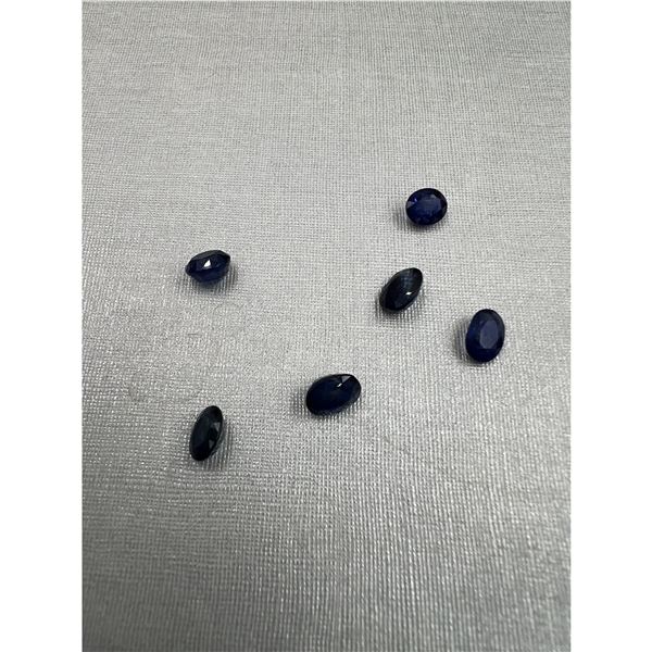 6.40 CT NATURAL SAPPHIRE OVAL CUT WITH INSURANCE REPLACEMENT  VALUE $4800 CERTIFICATION