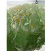 Image 5 : 5.88 X 3.65 INCH  GREEN FLUORITE WITH YELL0W BARITE SPECIMEN RETAIL $800