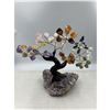 Image 1 : 7.5 X 7.5 INCH  7 CHRYSTAL CHAKRA BONSAI TREE HANDMADE